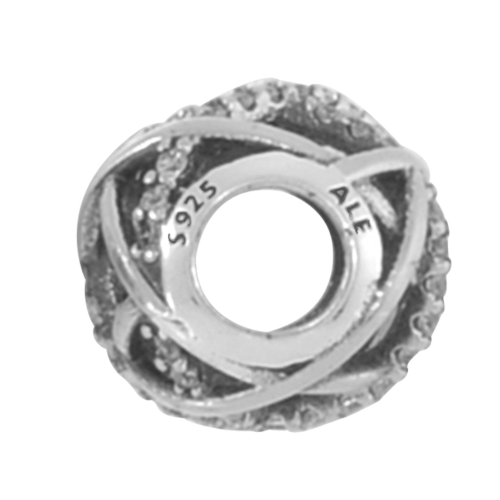 Pandora Sterling Silver Pave Galaxy Charm - Picture 3 of 4